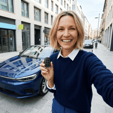 Comercial en un concesionario